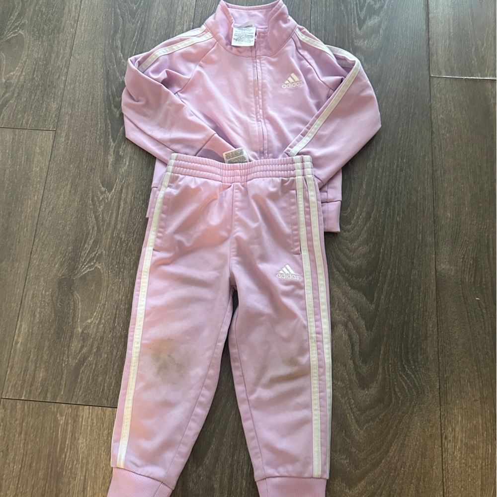 Adidas lilac Tracksuit